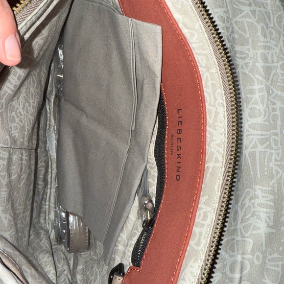 NWT Liebeskind Taupe Leather Shoulder Bag - Picture 5 of 5
